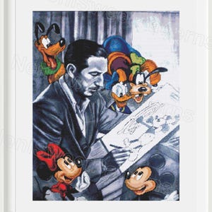 Héroes 2 compatible con Pattern Keeper DIY punto de cruz Mickey patrón de punto de cruz Decoración de habitación infantil Héroe de cuento punto de cruz Bordado imagen 3