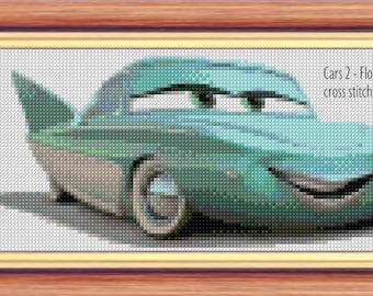 カーズ2 フロークロスステッチパターン フロークロスステッチ