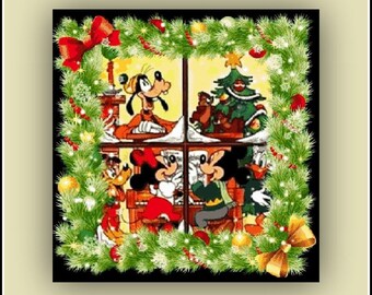 Magical Christmas Mickey & Friends Cross Stitch Pattern (PDF)