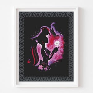 Megara dark fantasy Cross stitch pattern Princess pattern Heroes cross stitch Home decor Wall decor DIY Kids room decor Tale Heroes