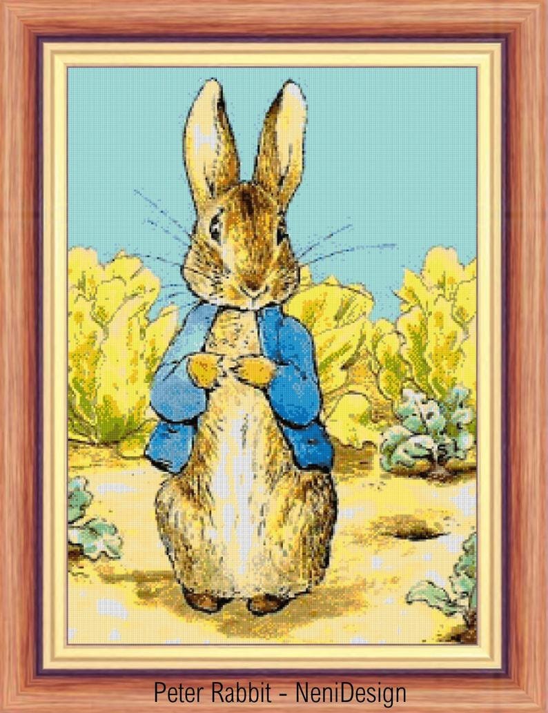 Peter Rabbit Cross Stitch Pattern Peter Rabbit Pattern Peter Rabbit