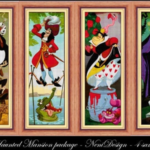 Haunted mansion Package Cross stitch pattern Halloween cross stitch Halloween decoration DIY haunted mansion Modern cross stitch pattern