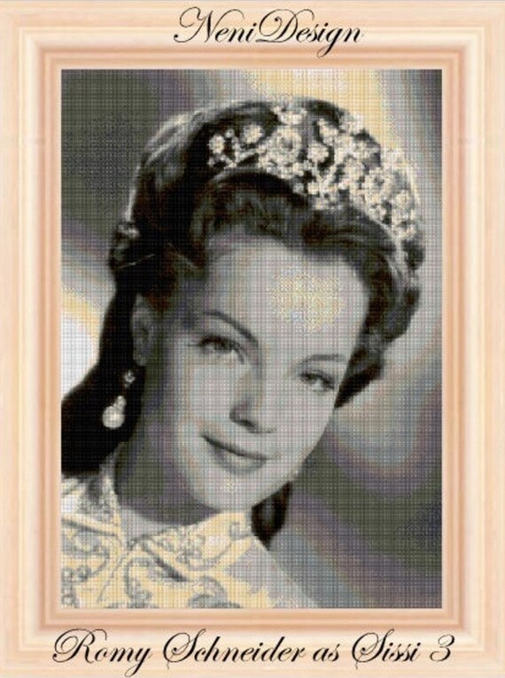 Romy Schneider as Sissi 3 Cross Stitch Pattern Celebrity Cross