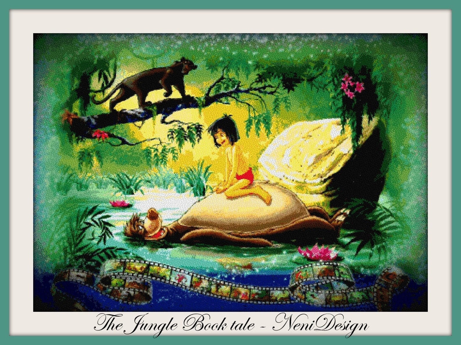 (ジャングル・ブック) Jungle Book オフィシャル商品 レディース モーグリ＆バルー長袖 スウェットシャツ トレー Amazon | ディズニー ジャングルブック モーグリ&バルー