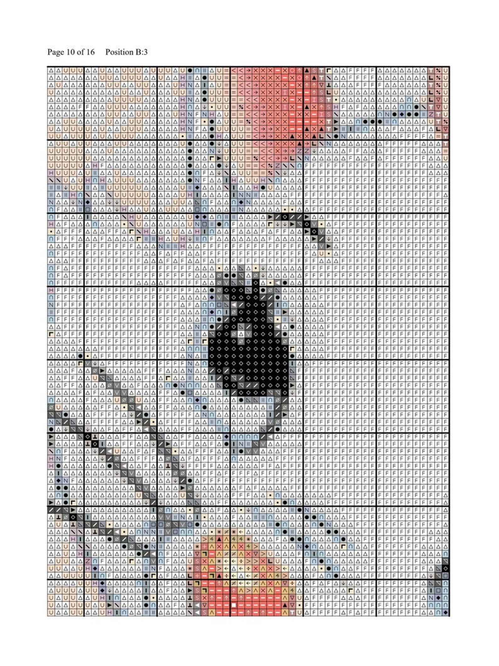Marie 18 Cross Stitch Pattern Tale Heroes Cross Stitch DIY - Etsy