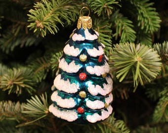 Christmas ornament.Christmas Tree ornaments.Christmas Decorations.Christmas Glass Christmas Ornaments.Xmas ornaments - "Christmas Tree"