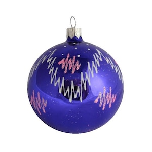 Christmas Baubles, Baubles, Glass Baubles,Christmas Ornaments, Christmas Decorations,Christmas Tree Ornaments-Christmas Bauble Frost Purple