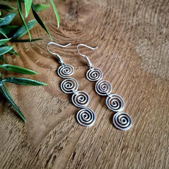YAFEINI Orecchini Celtici Irlandesi In Argento Sterling 925 – Goccia Celtiche Donne, Regalo Con Confezione