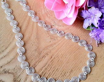 Fine Silver, Spiral Necklace, Celtic Necklace, Women's Jewellery, Gifts for Women