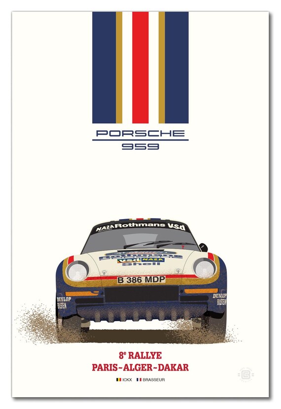 Porsche 959 Paris Dakar Rally 1986