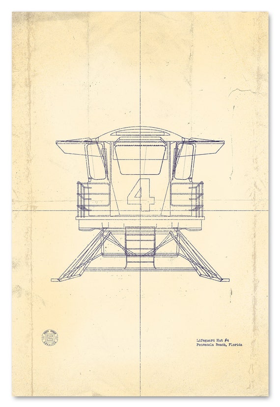 Lifeguard Hut #4 Blueprint