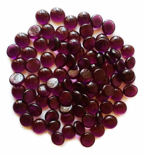 100 Mixed Colors Glass Gems Stones, Mosaic Pebbles, Centerpiece Flat  Marbles, Vase Fillers, cabochons