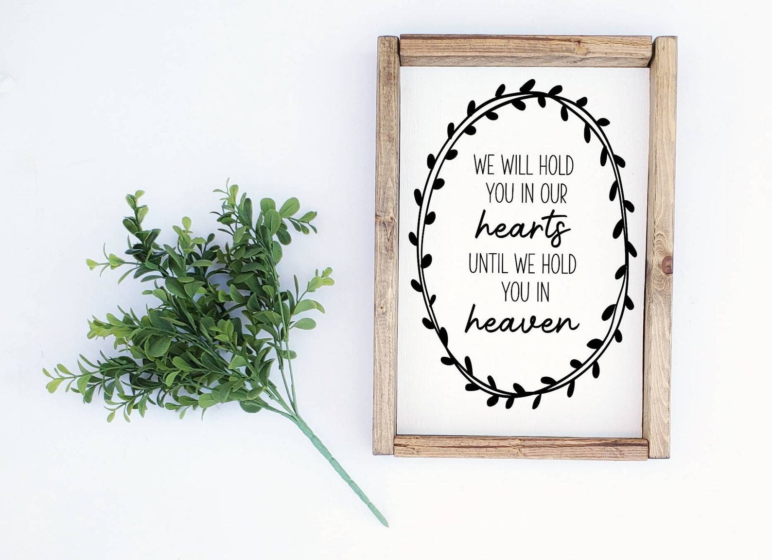 We Hold You in Our Hearts Until We Hold You in Heaven Etsy UK