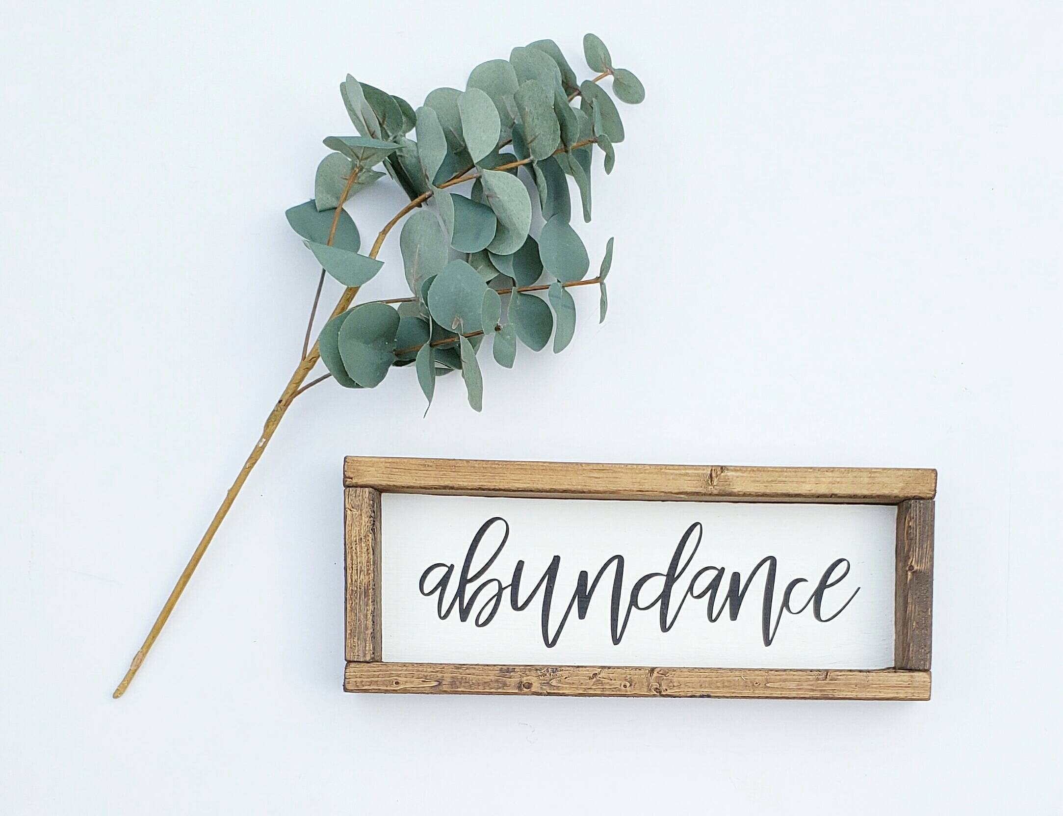 Word of the Year Wall Art Wood Sign Farmhouse Inspired - Etsy