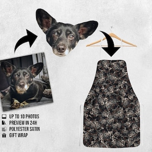Custom pet faces kitchen apron from your photo - Create persolanized all over clothing - Boyfriend Girlfriend Gift