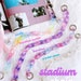 Stadium Chains for BTS PTD LV, Stray Kids | Purple Purse Strap for Clear Concert Bag