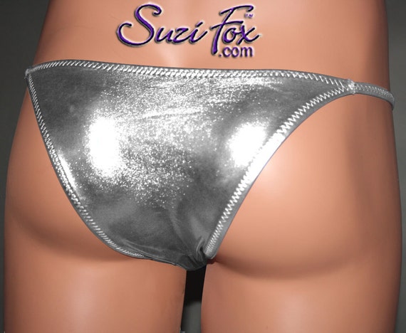 Men's Smooth Front, Brief Bikini, custom made by Suzi Fox - shown