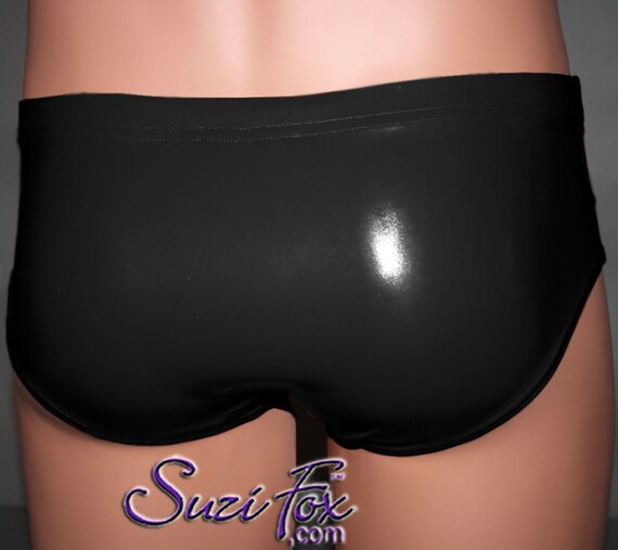 mens vinyl swimwear