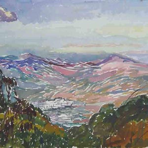 landscape-watercolor-unique work