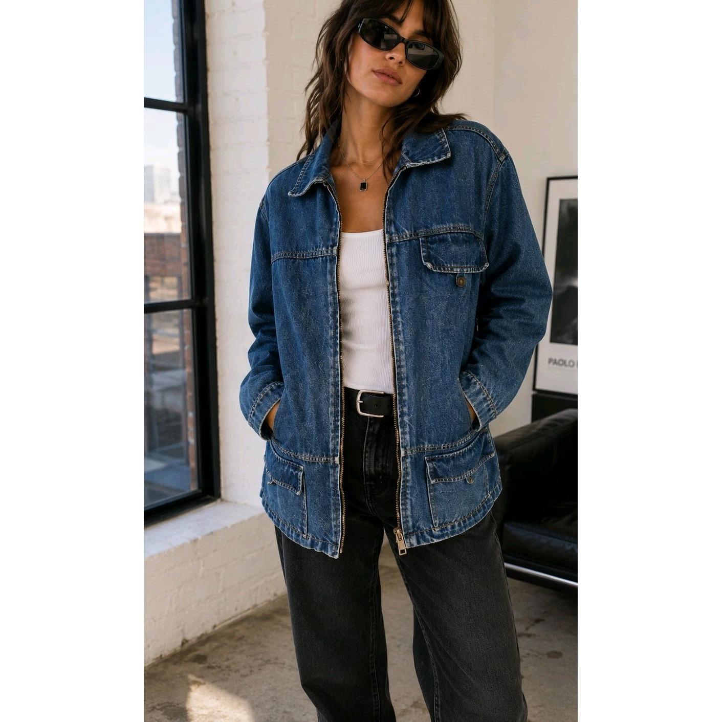 90s Denim Jacket - Etsy