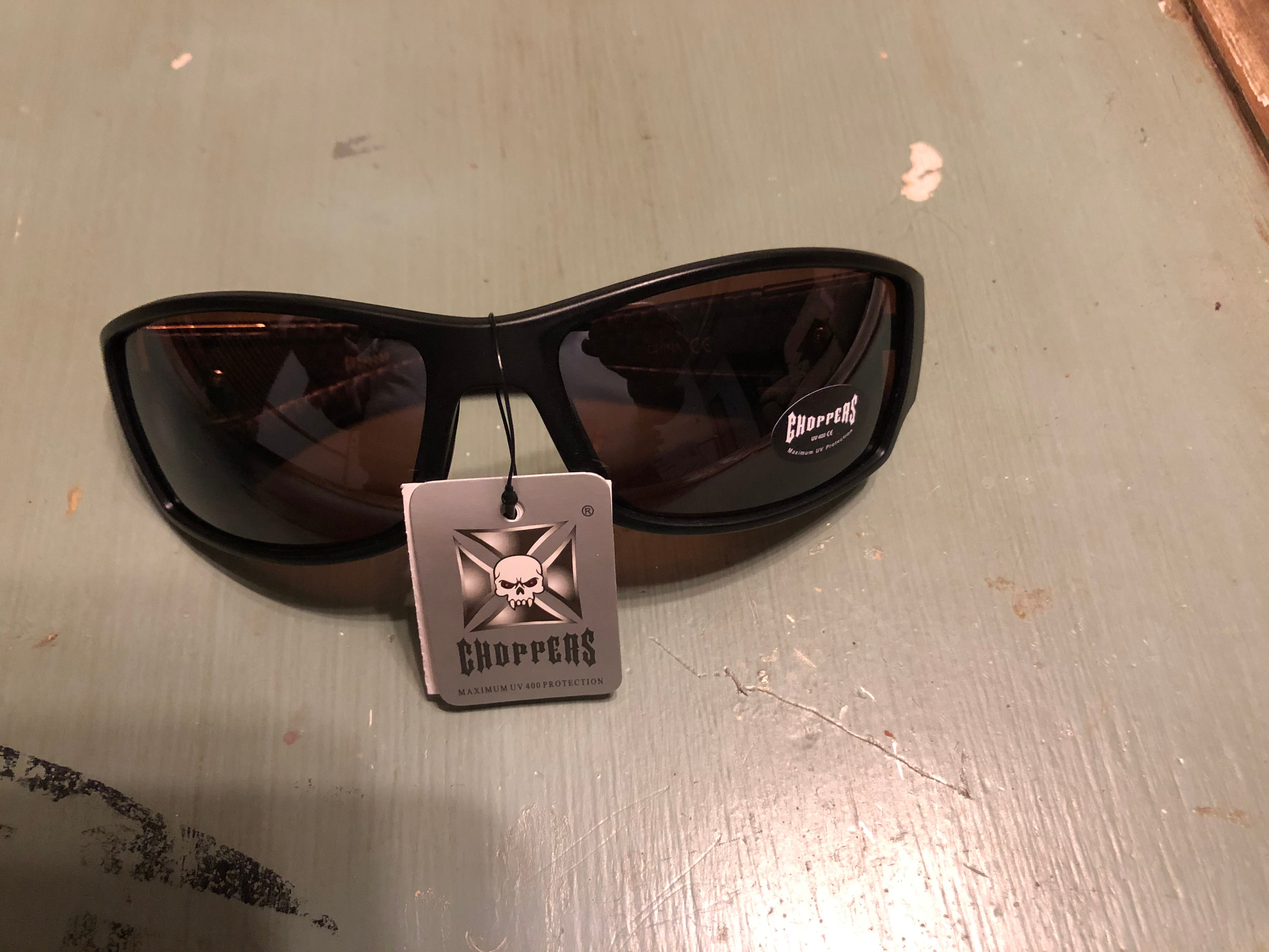 New Chopper Sunglasses Smoke Grey and mirrored rust colored Etsy