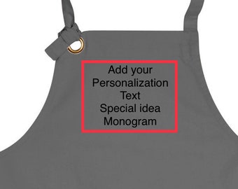 Custom full bib apron-Personalized cooking apron-Monogrammed chef apron-Grilling apron-Mens Apron-Womens Apron-Baking apron-Outdoor cooking