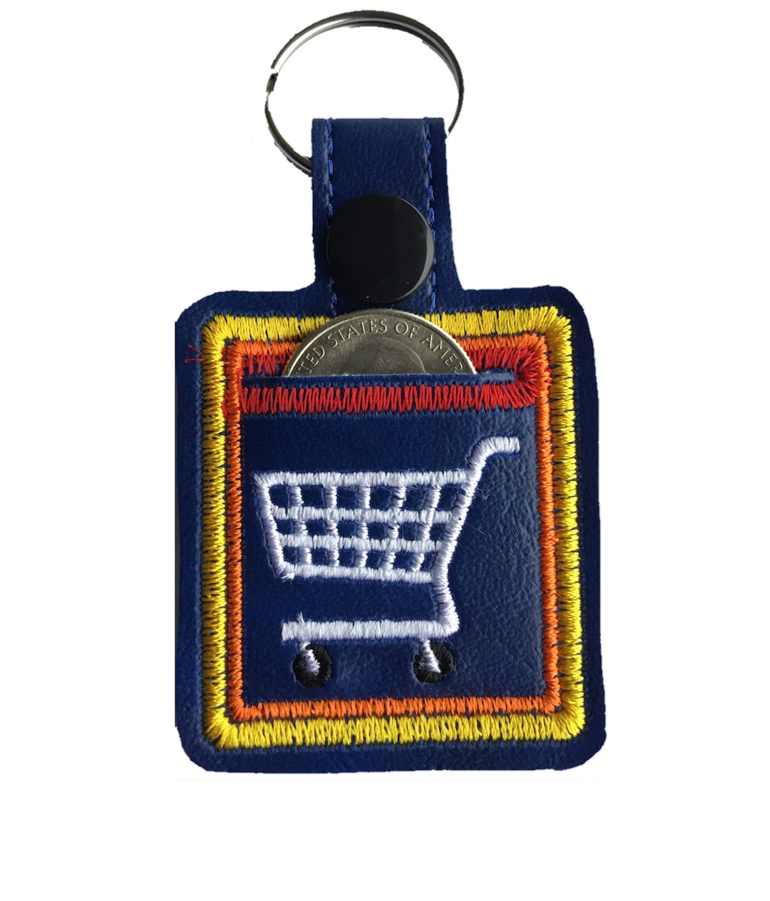 Quarter Keeper for Aldi Shopping Cartkeychainkey Fob Quarter Keeper
