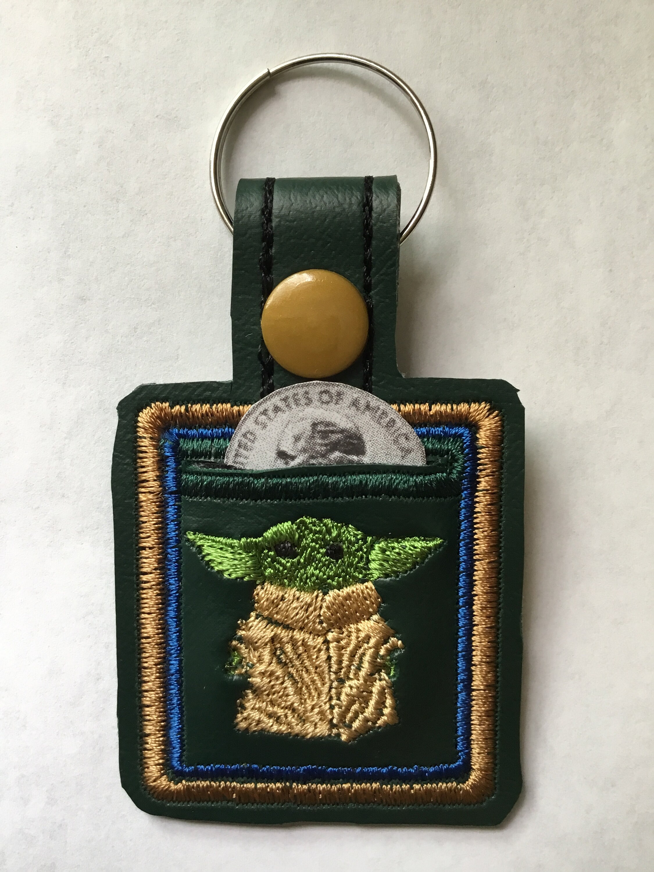 aldi shoes sale on Aldi Quarter Holder Baby Yoda Keychain Aldi Key Fob Quarter Etsy
