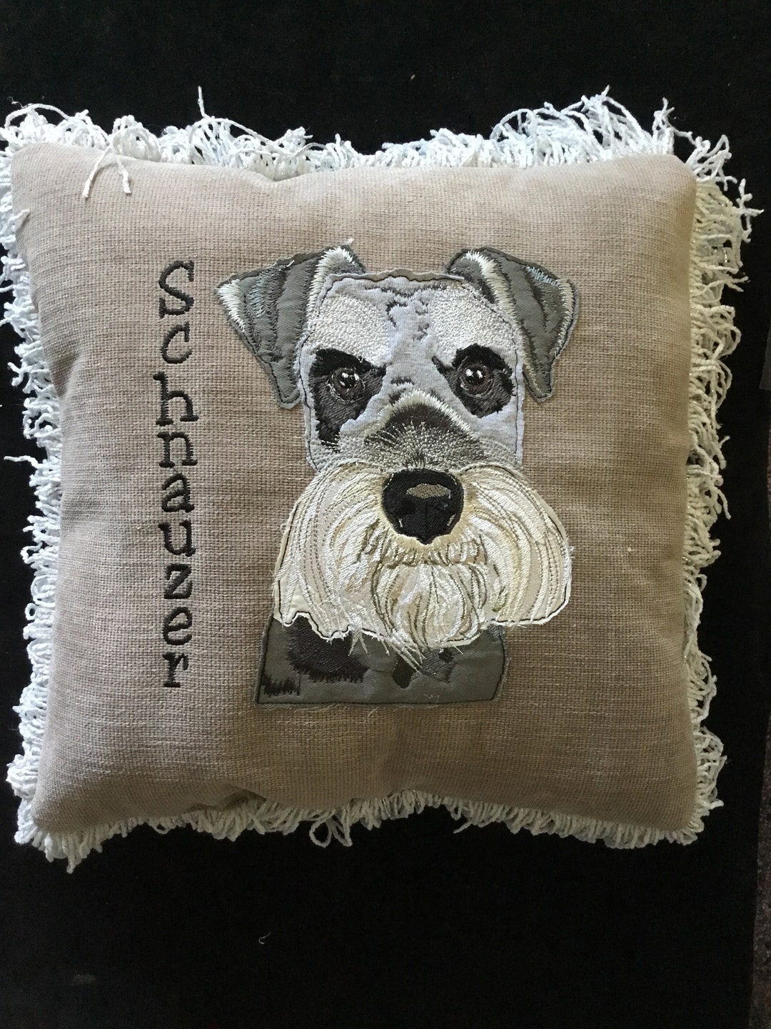Aldi top schnauzer pillow