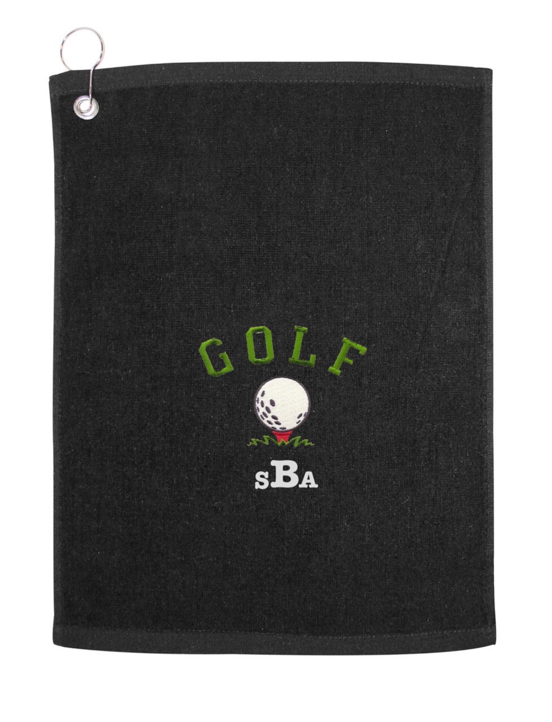 Embroidered Golf Ball Hand Towelpersonalized Golf Sweat Wipe Etsy