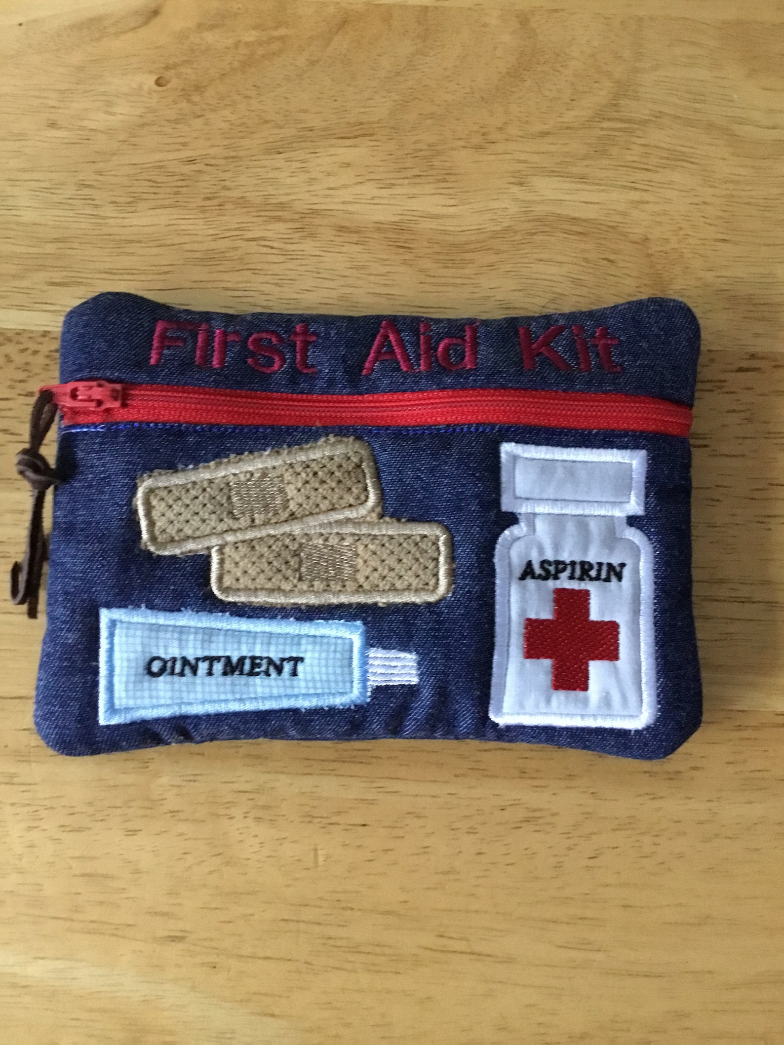 First Aid Zipper Storage Kitsmall Storage Purse for First Aid Etsy