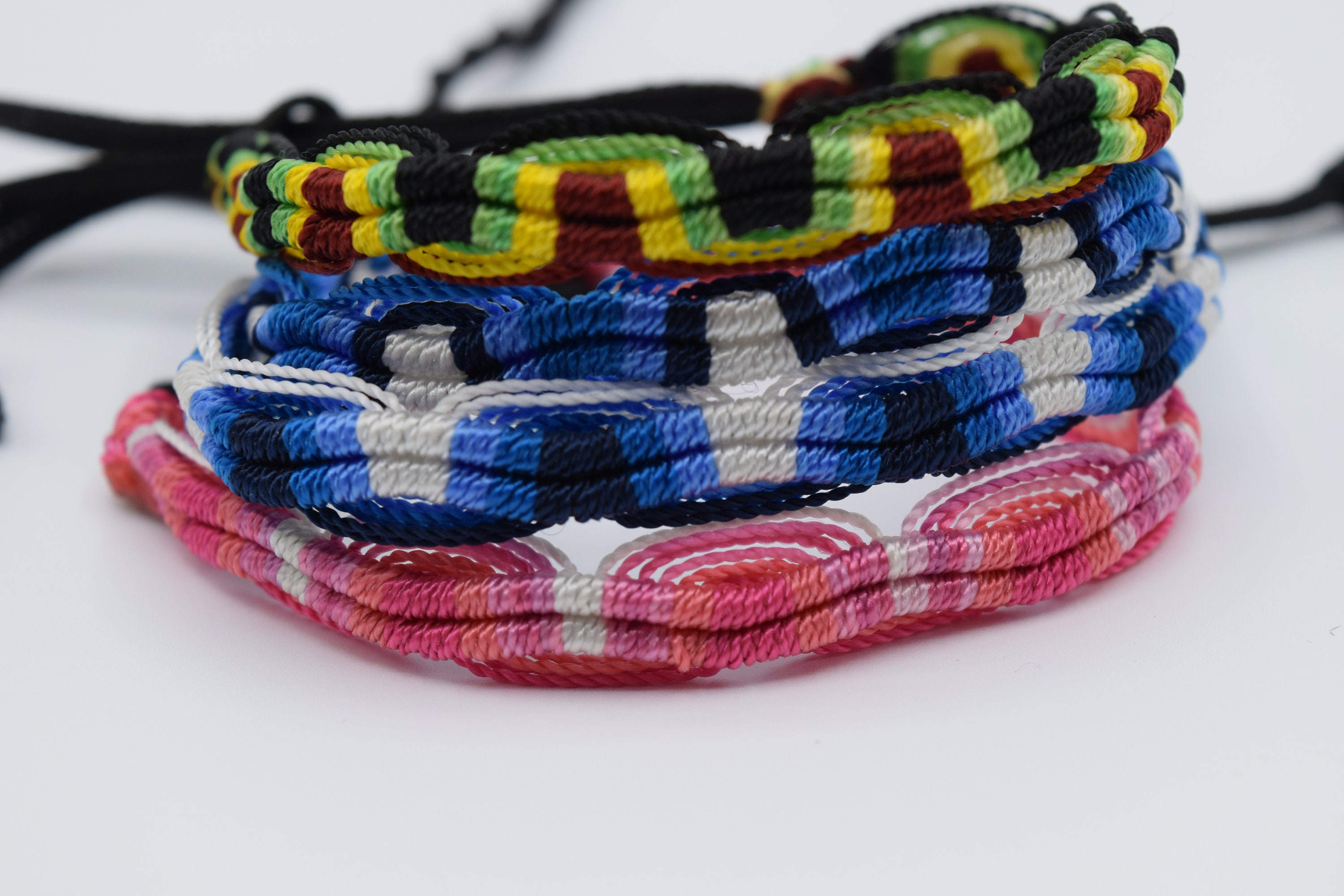 Peruvian Woven Wave Bracelet Zigzag Bracelet Custom Order Etsy UK