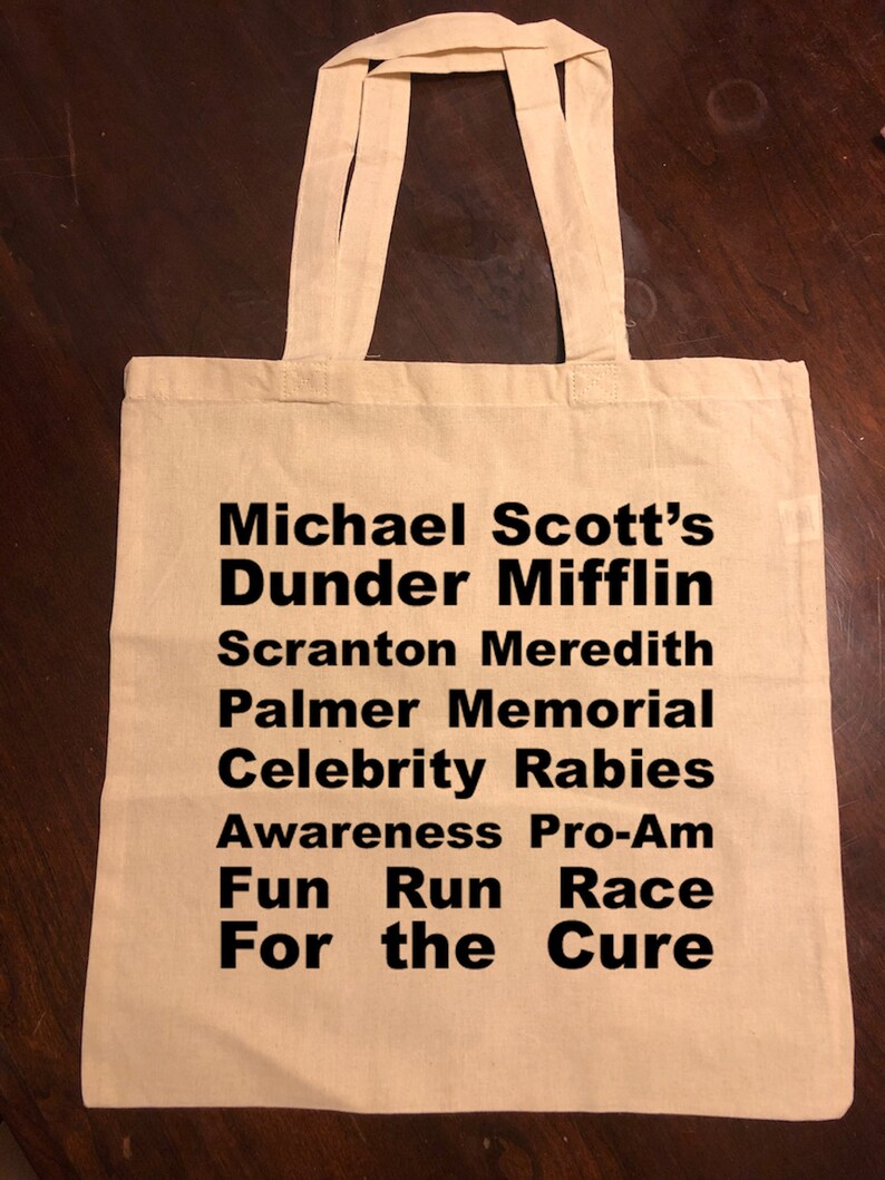 Dunder Mifflin Rabies Awareness Meredith Palmer Fun Run Race Etsy