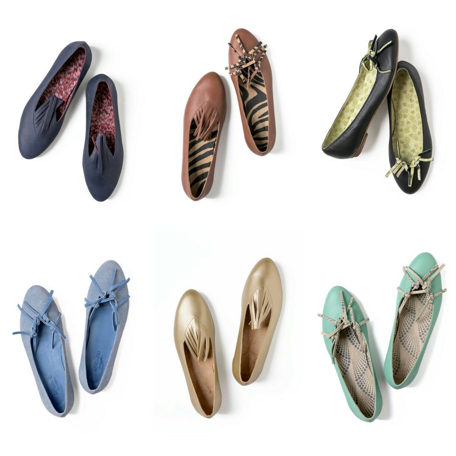 pointy brown flats