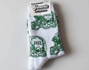 Philadelphia Football Socks (Helmet Print)