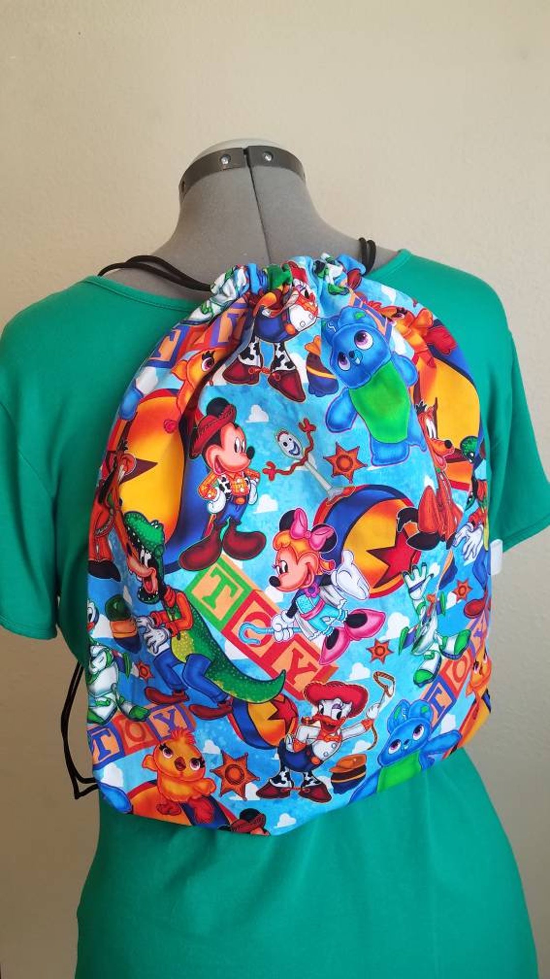 Toy Story Drawstring Backpack Etsy