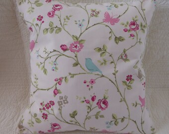 ILIV LIBERTY CHERRY FABRIC CUSHION COVER 20"x20” Floral Double Sided ILIV LIBERTY CHERRY FABRIC CUSHION COVER 20"x20” Floral Double Sided