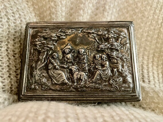 Jennings Brothers Antique Silver Jewelry Box - Etsy