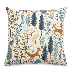 Menagerie Natural Metallic Pillow