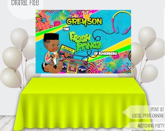 fresh prince of bel air baby shower theme