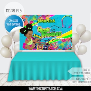 Fresh Princess Baby shower, Fresh Princess Birthday, Banner, Fresh Prince Birthday, Fresh Princess Backdrop, 90s Party, 90s Birthday, girl