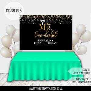 Mr onederful Banner, Backdrop banner step and repeat, Mr onederful party, Mr onederful backdrop, Mr onederful backdrop banner, first bday