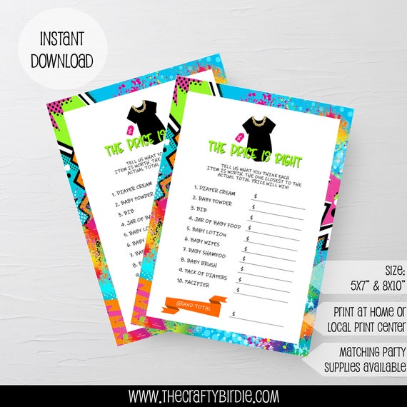 fresh prince baby shower invitations