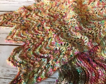 Spring summer fall shawl PATTERN