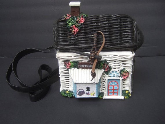 Timmy Fashion Boutique Wicker Handbag. - image 5