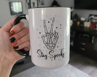 Stay Spooky Mug / Halloween Mug / Spooky Mug / Ghost Mug / Coffee Mug / Halloween Kitchen / Spooky Kitchen / Coffee Cup / Cute Fall Mug