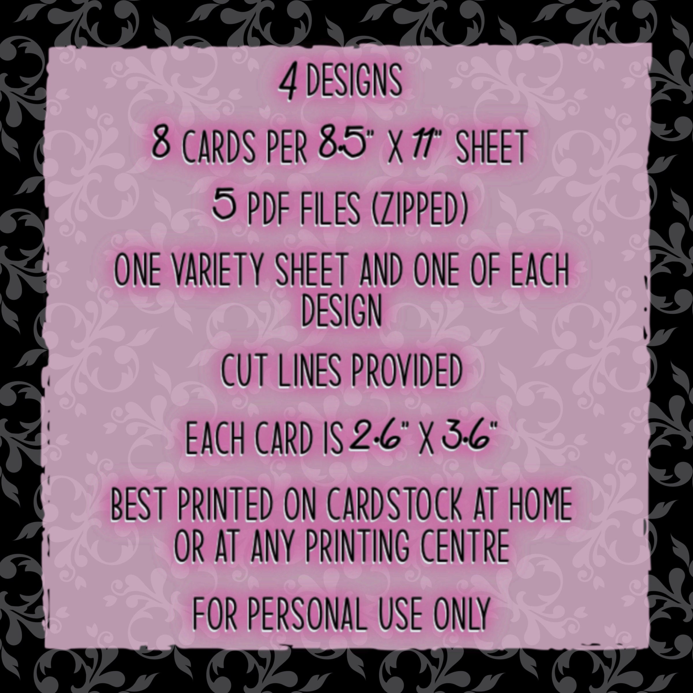 Printable Valentines Cards / Printable Valentine / Printable - Etsy