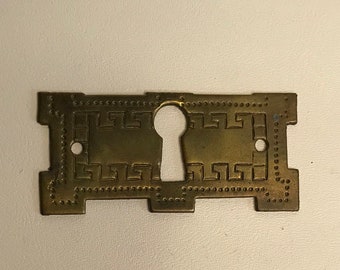 Keyhole, Escutcheon, Art Deco, Egyptian