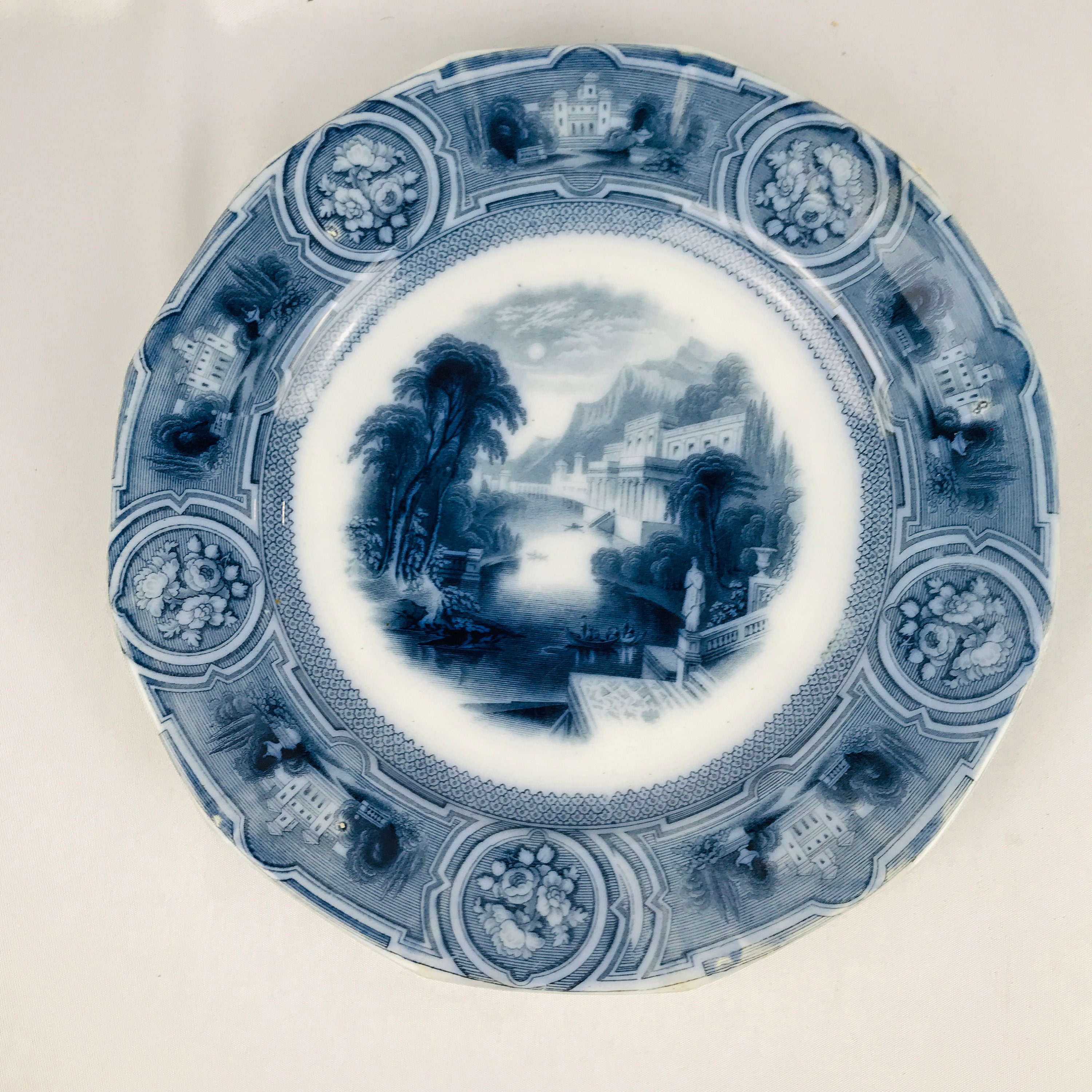 Antique Wedgwood Pearl Stone Ware California Plate Etsy