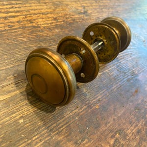 Vintage Shabby Closet Doorknobs and Rosettes for Closet, Screen Doors, Patio, Storm.